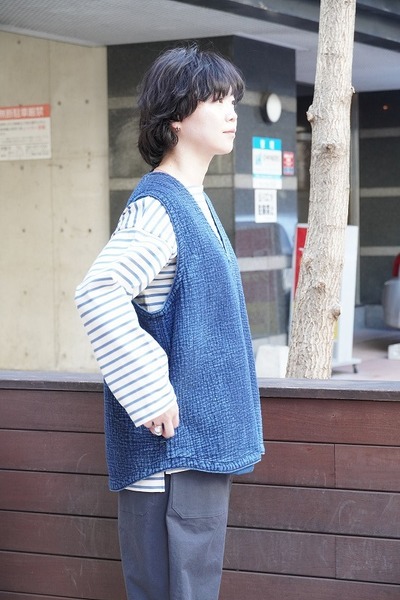 Picture ピクチャー 【 pc new sashiko pullover vest ( TOPS