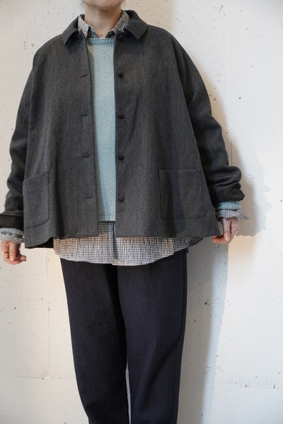 apuntob apt Jacket heavy wool and linen